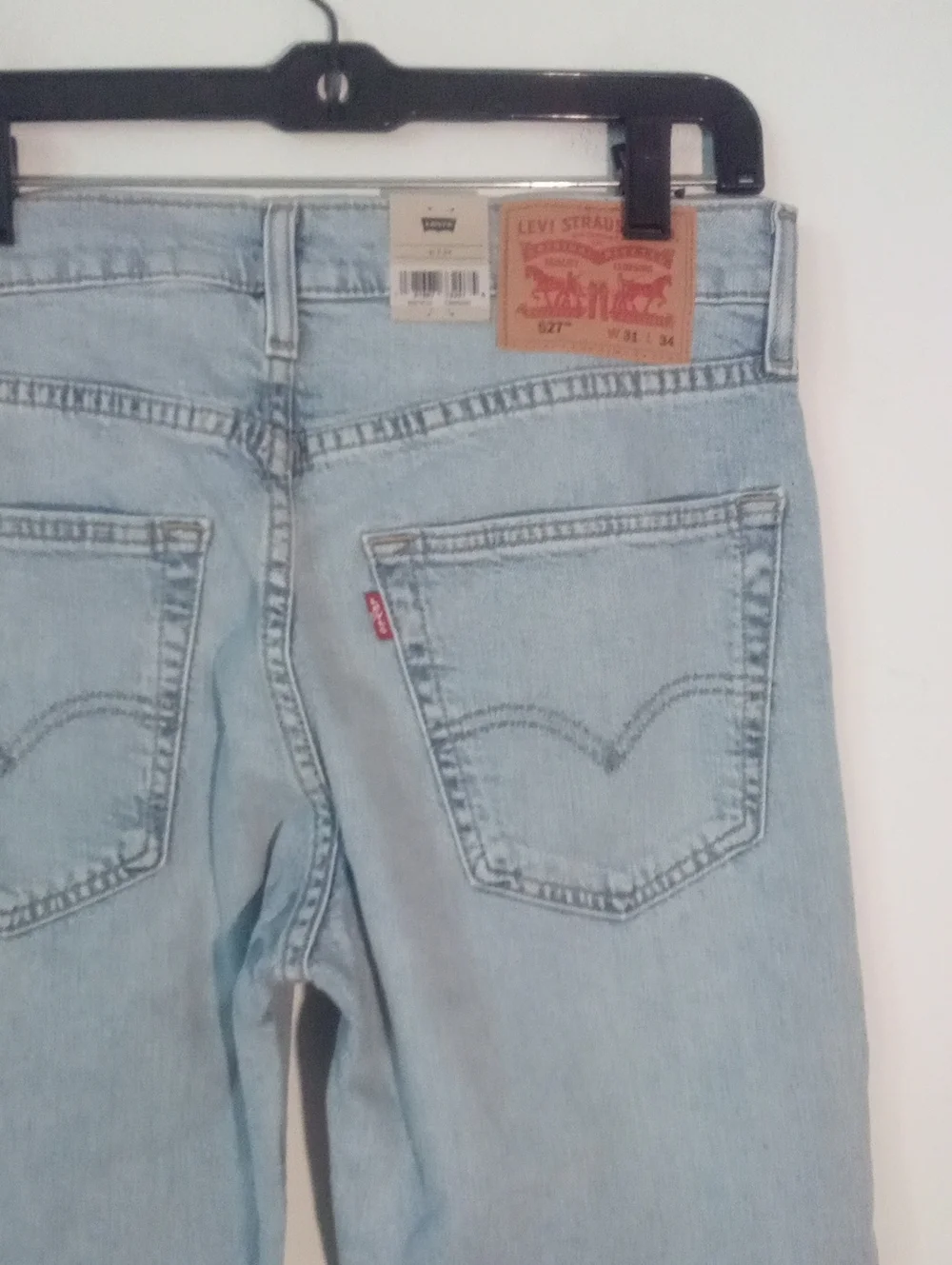 Mens Levis 527 Light Wash Jeans 31 X 34